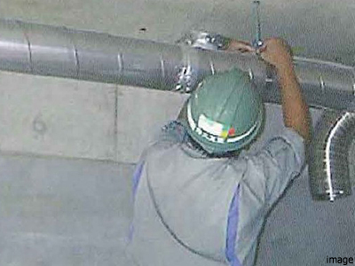 ダクト施工イメージ｜番町パークハウス